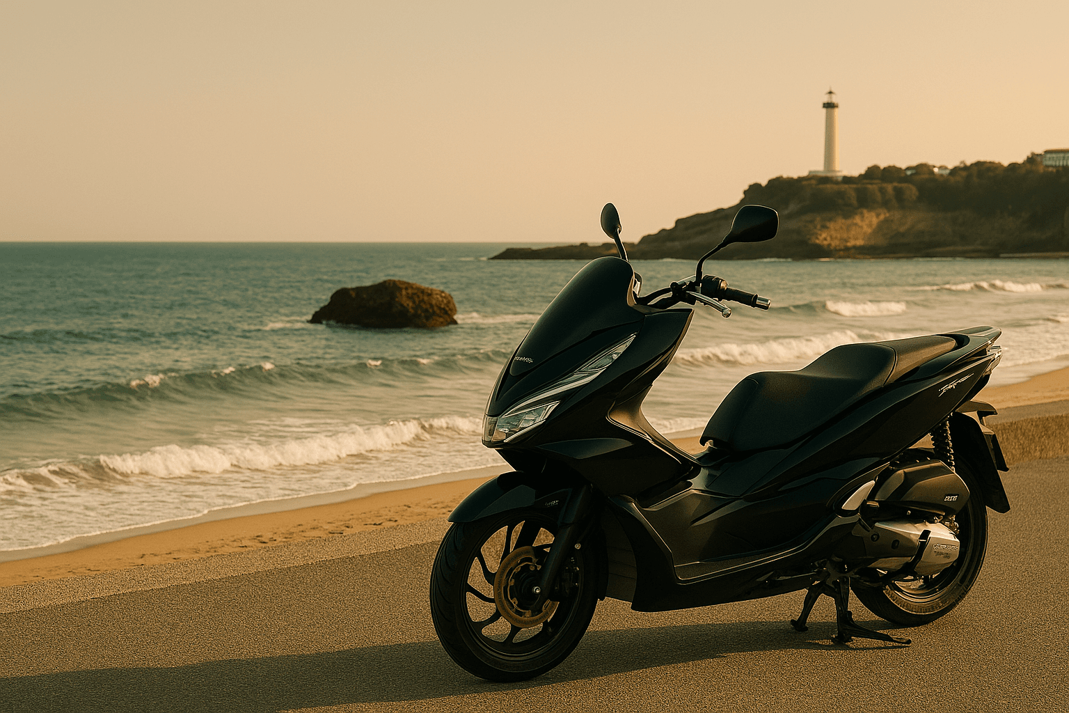 Scooters location biarritz